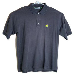 Augusta National Golf Shop Slazenger Mens Polo Shirt XL Black SS Collared